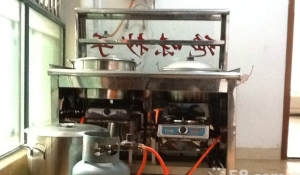 低转经典小吃车 新厨精工不锈钢双口推车，带桶盖全套，一次搞定汤粉创业梦